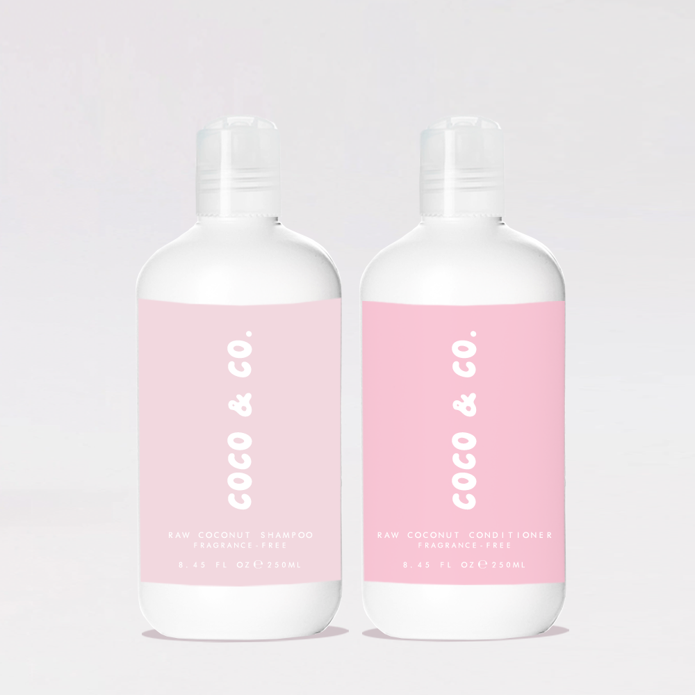 Raw Coconut Shampoo + Conditioner