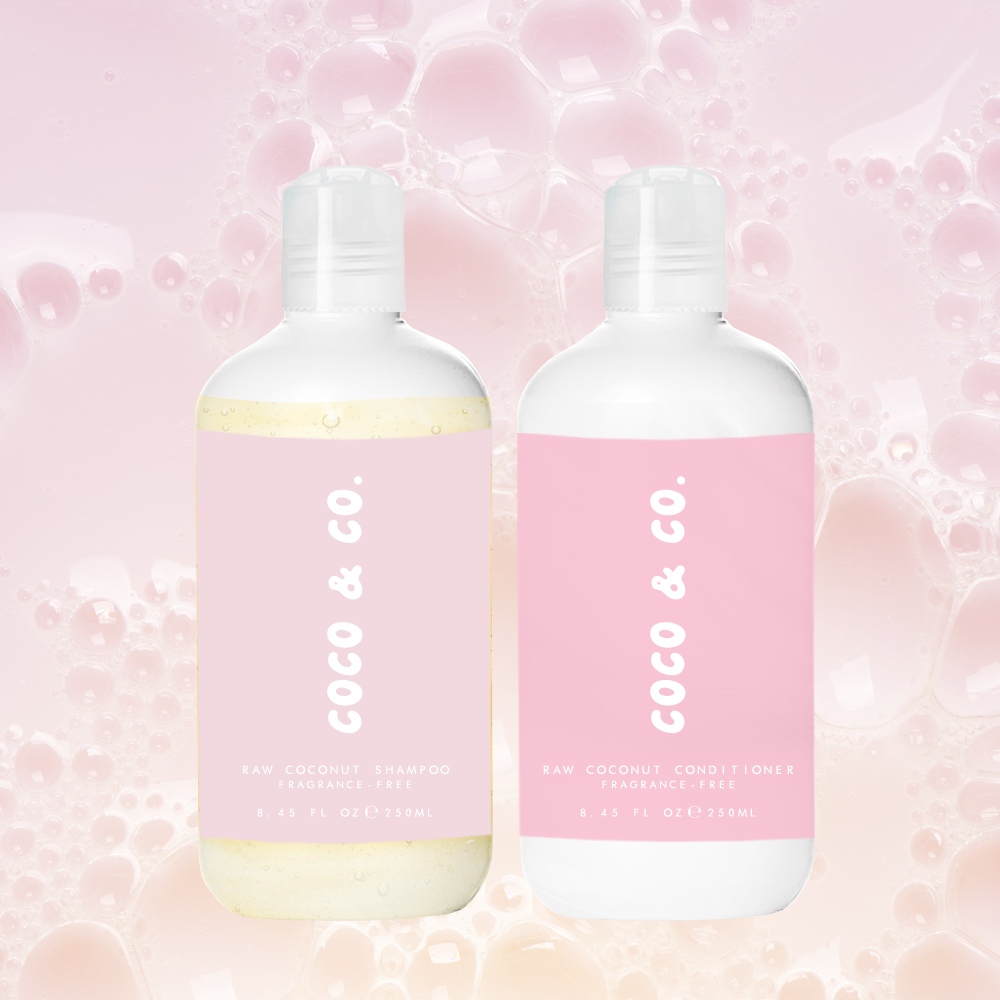 Raw Coconut Shampoo + Conditioner