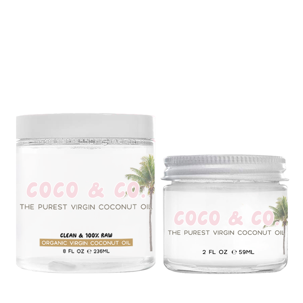 8oz COCO & CO. Organic coconut oil for beauty and cosmetics – COCO