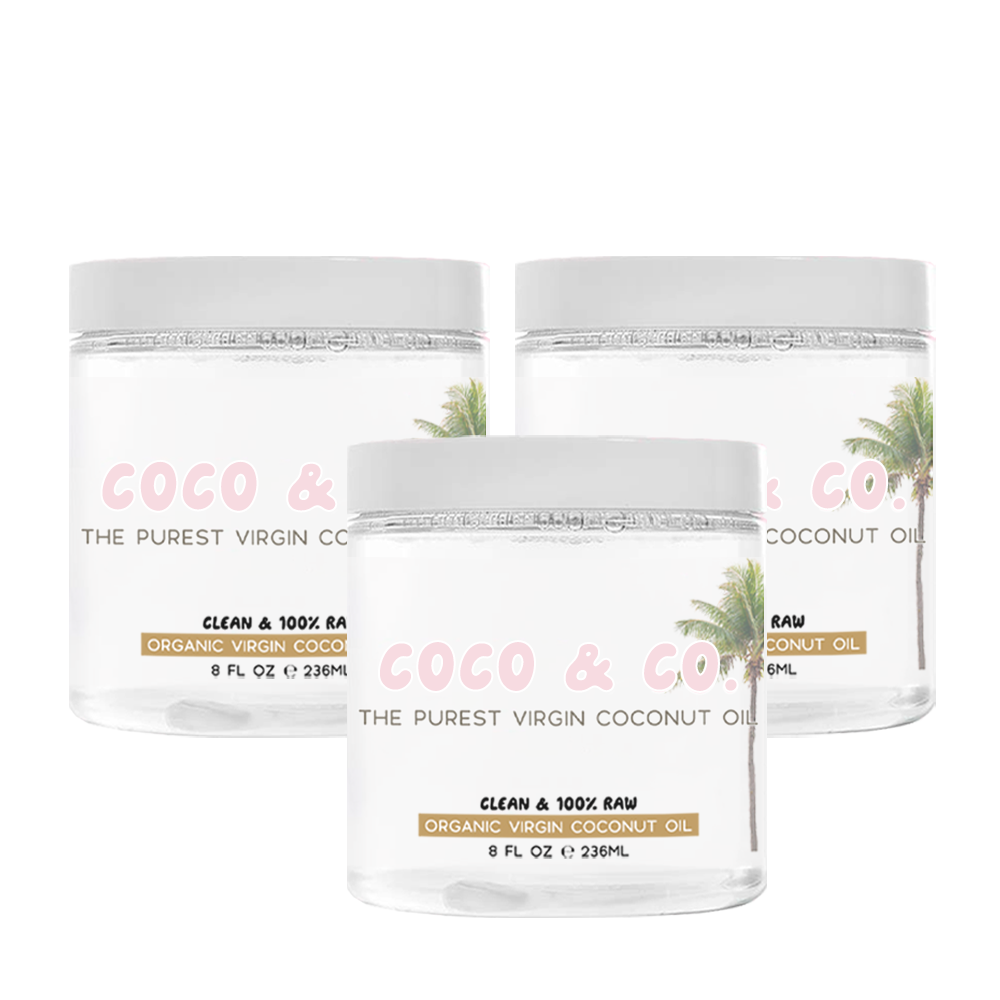 8oz COCO & CO. Organic coconut oil for beauty and cosmetics – COCO